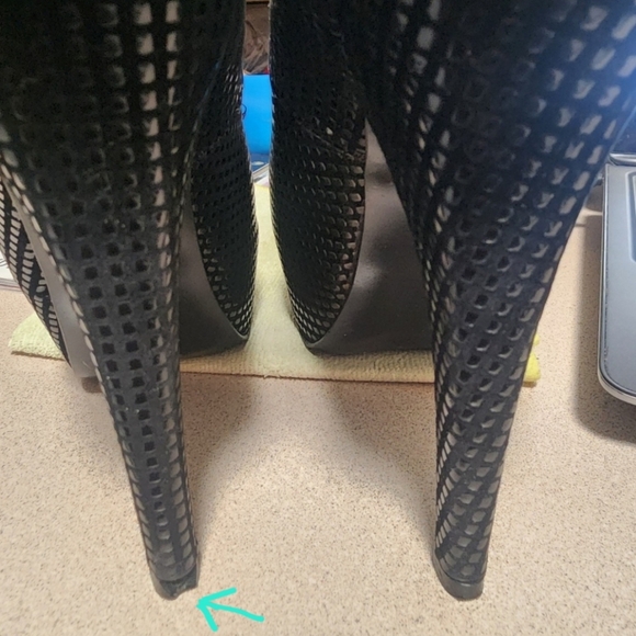 MUUY FRESOS MEXICO Platform Heels 7.5 8 Pearls Bows Goth Stilettos 5.50 Inch - Picture 13 of 17